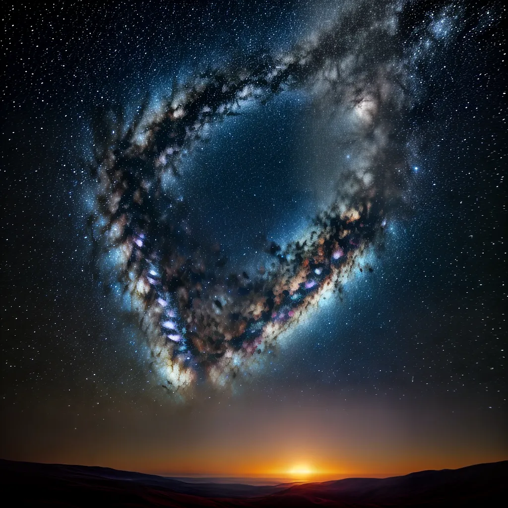 Fotos ceu estrelado via lactea magia
