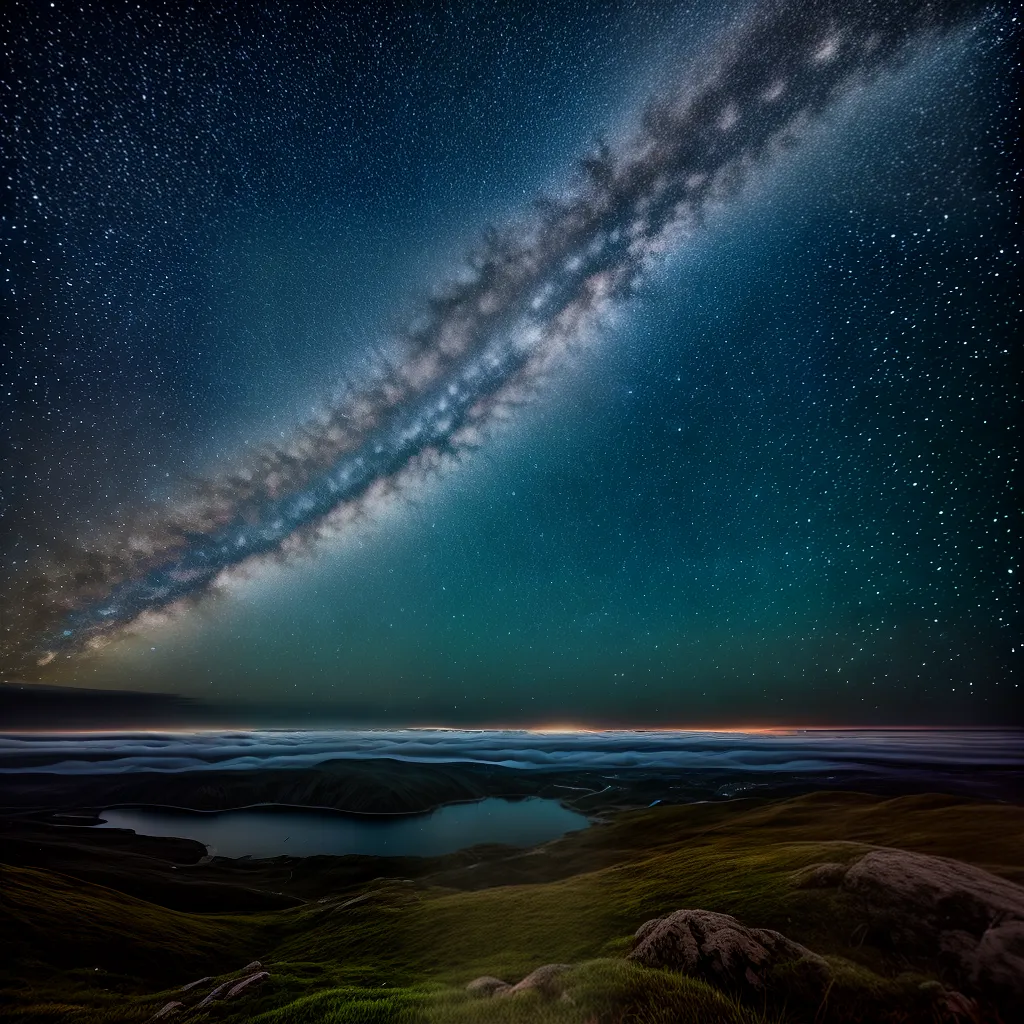 Fotos ceu estrelado via lactea universo