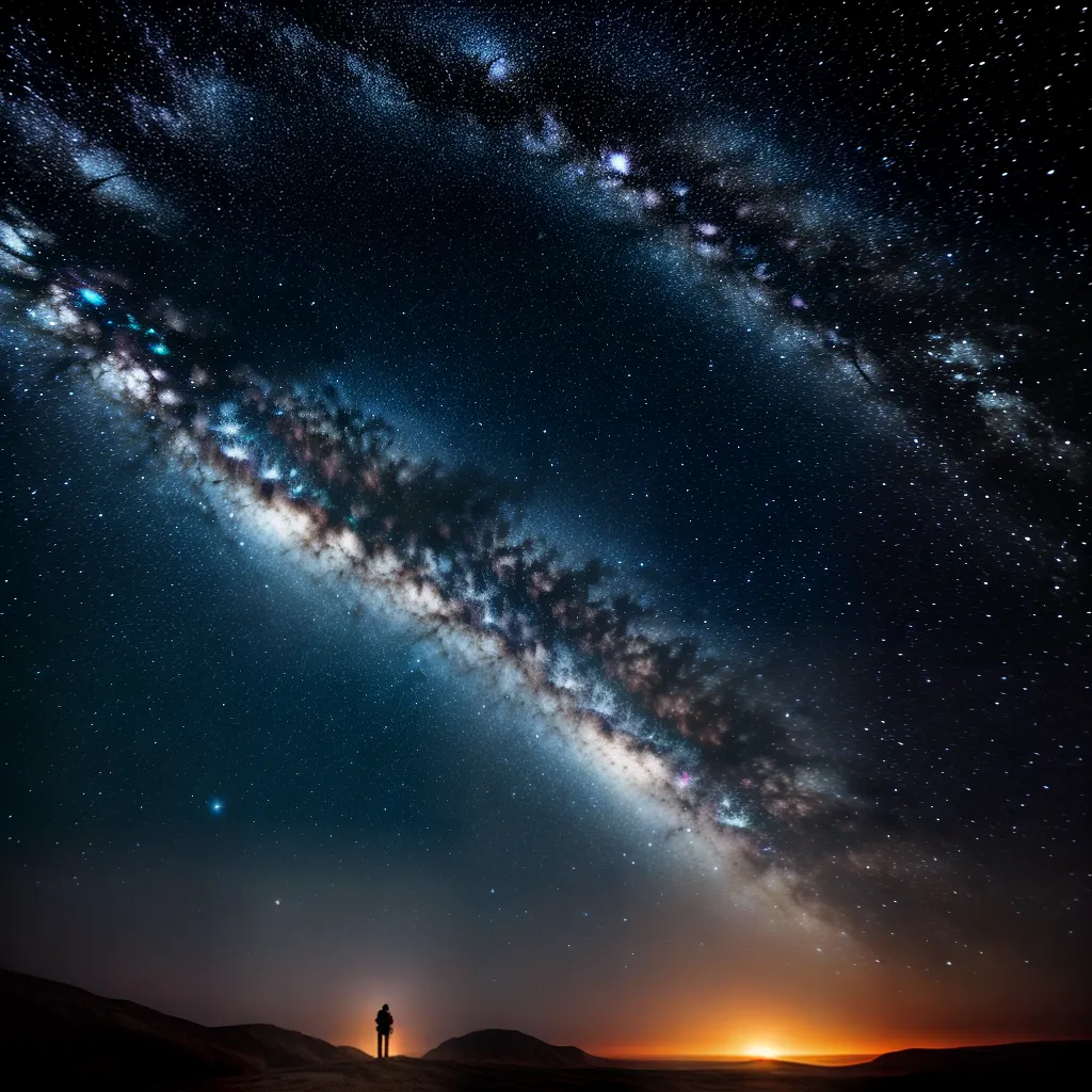 Onipresente na Noite: Significado de Sonhar com Estrelas 4 Fotos ceu noturno estrelas magia pessoa