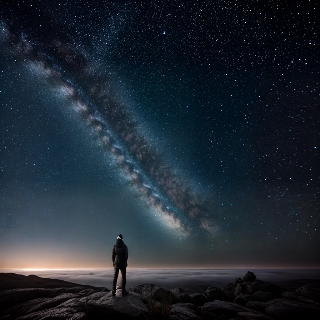 Conexão divina: Entenda o significado de sonhar com a Noite Escura 2 Fotos ceu noturno estrelas solidao espiritualidade