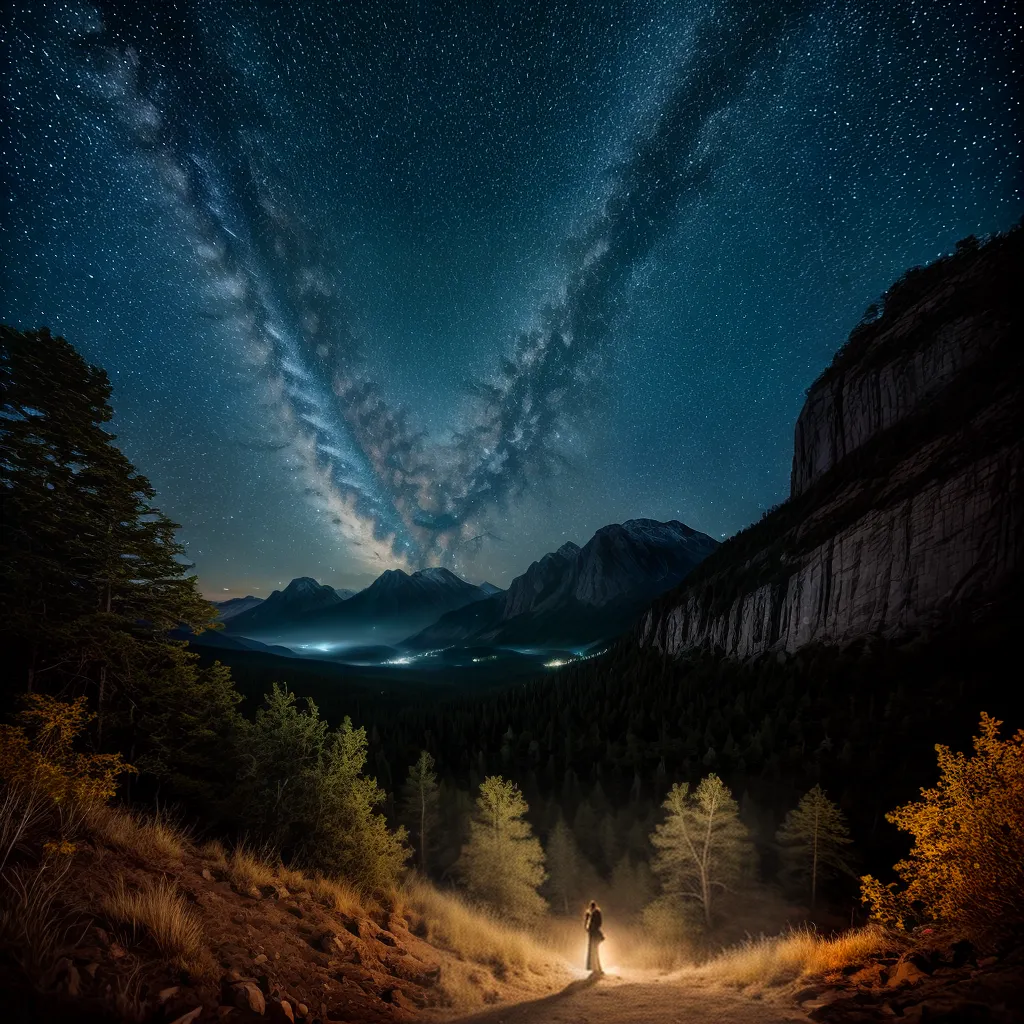 Nictofilia e amor pela noite: Significado dos sonhos noturnos 6 Fotos ceu noturno silhueta pessoa sonhos