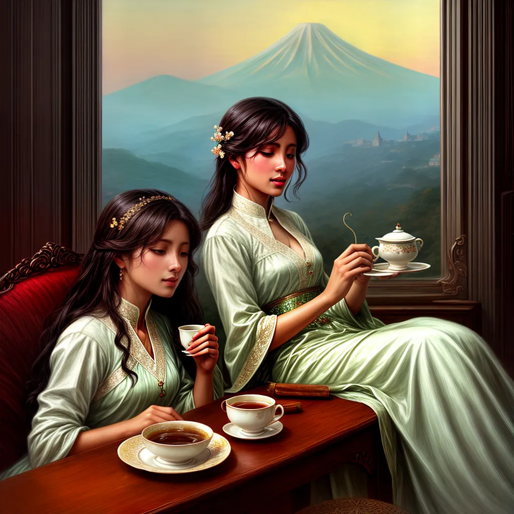 Fotos cha ambiente acolhedor livro biscoitos