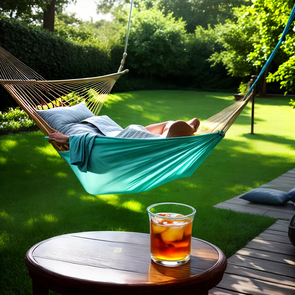 Descubra o Significado de Sonhar com Bebida Gelada. 6 Fotos cha gelado hammock verao