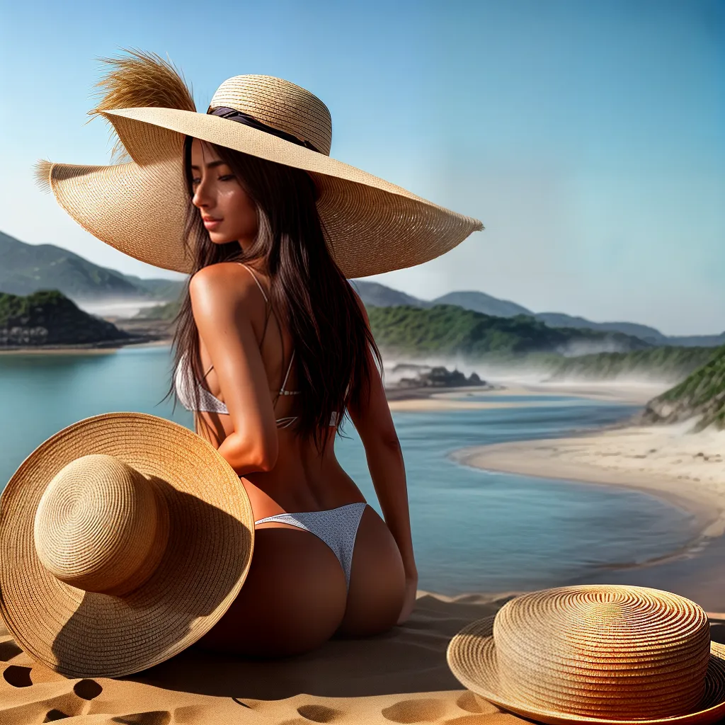 O Soberbo Significado do Chapéu de Palha nos Sonhos 2 Fotos chapeu palha pride praia mar