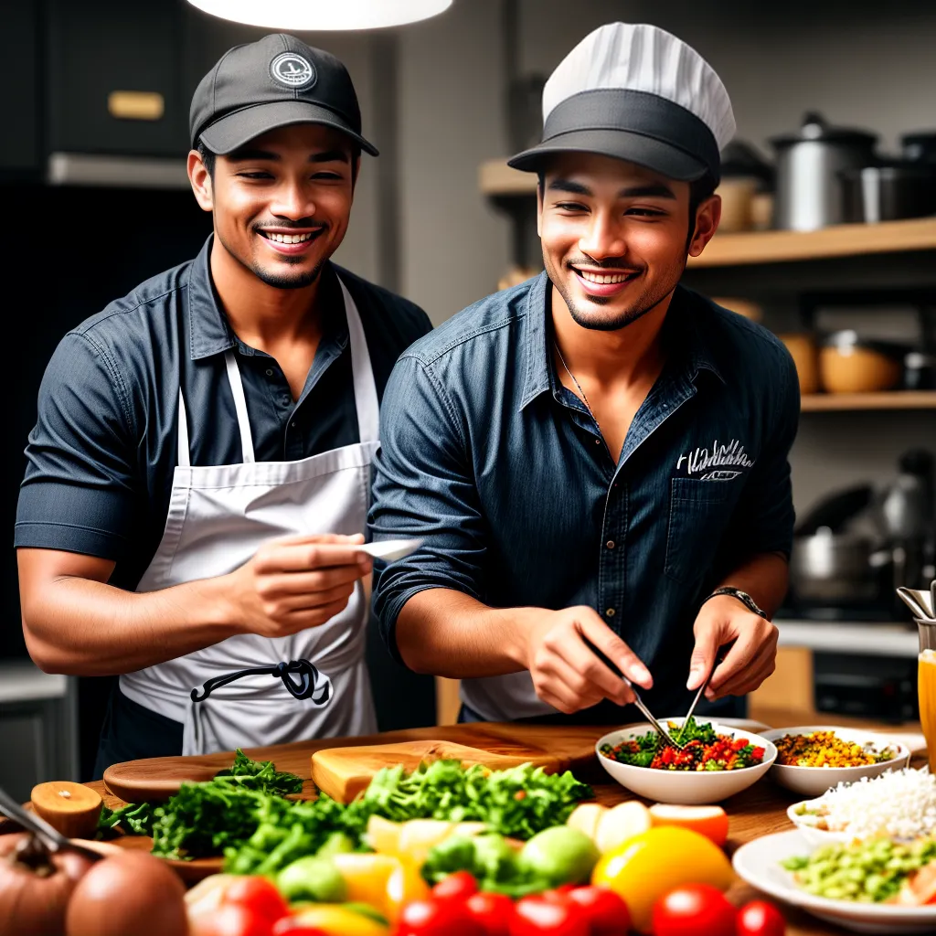 Sonhar com culinária típica: saiba o que sua mente deseja te dizer 2 Fotos chef sorridente ingredientes utensilios