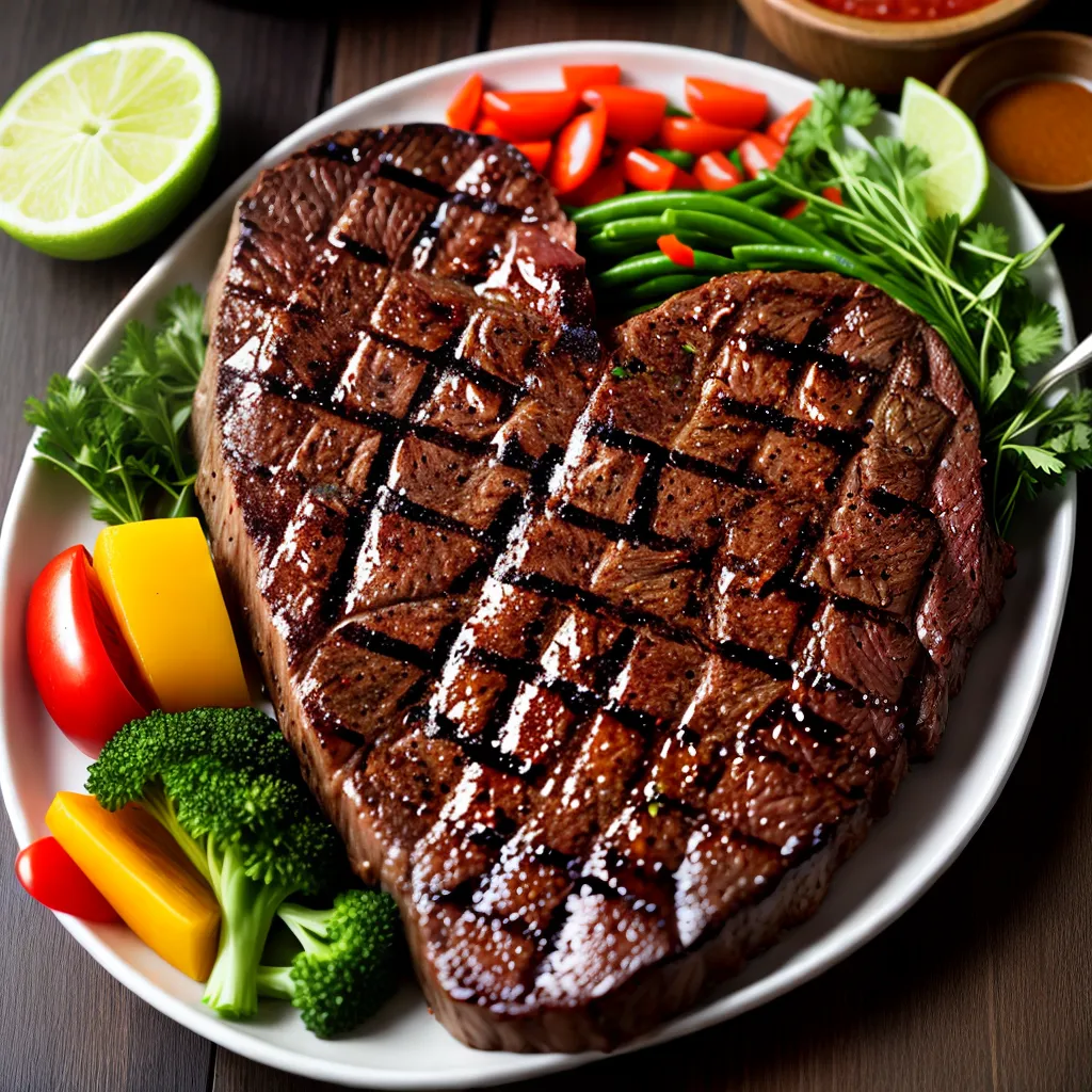 Fotos churrasco legumes especiarias sabor