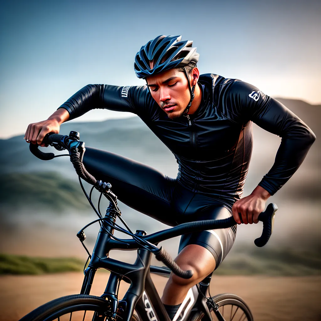 Fotos ciclismo sonhador olhos fechados