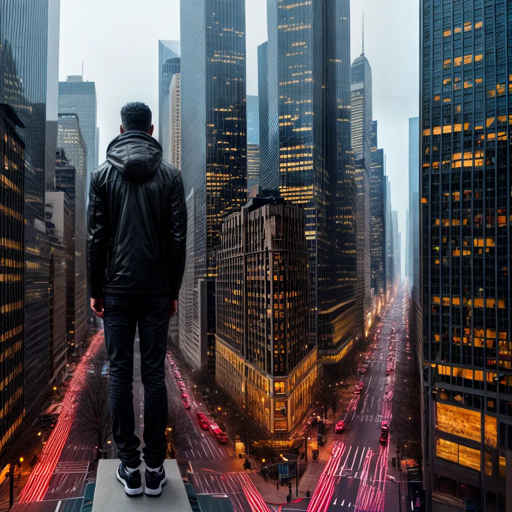 Fotos cidade ansiedade fuga arranha ceu