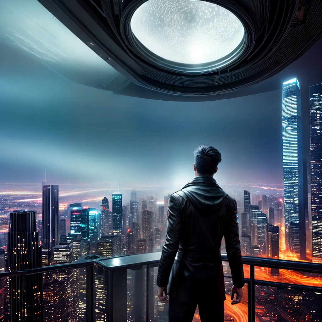 Fotos cidade futurista inovacao tecnologia