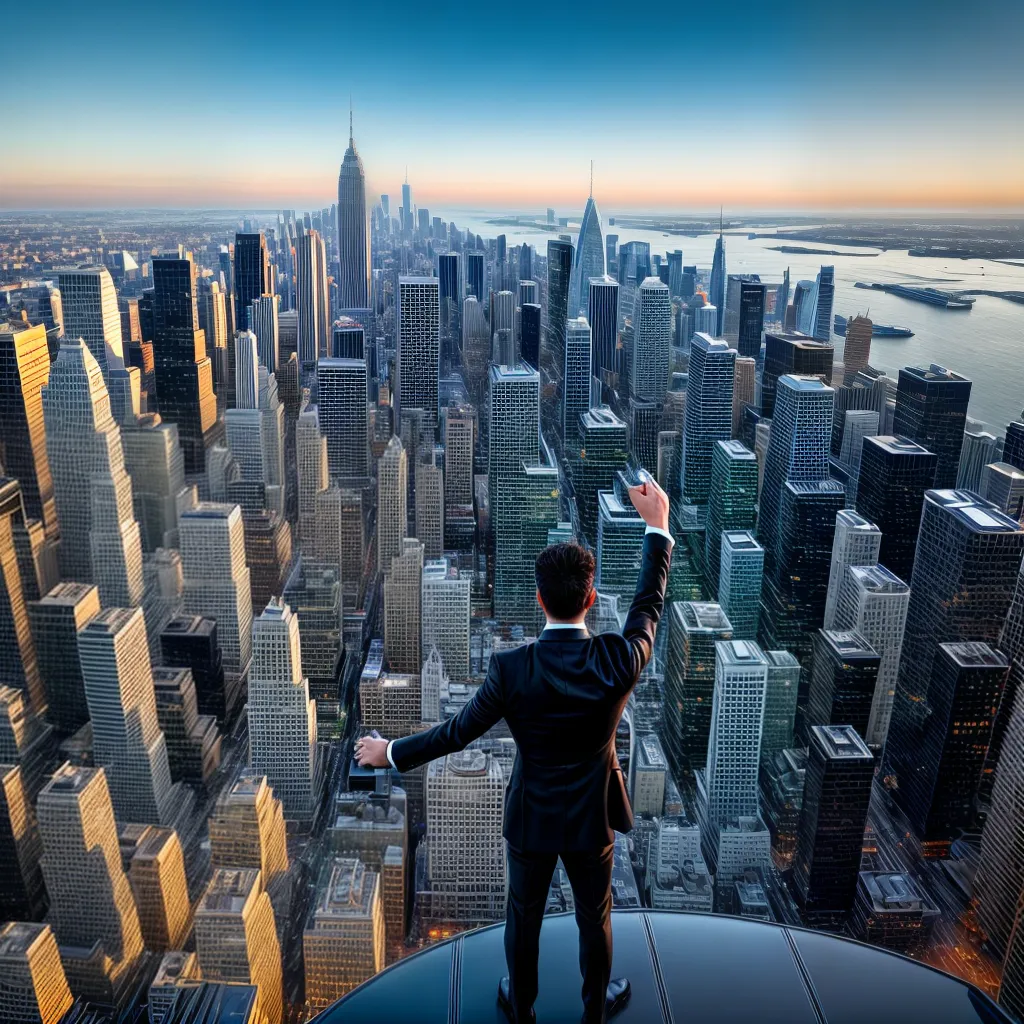 Compreendendo seus sonhos: qual o significado de sonhar com voar em prédios modernos 2 Fotos cidade futurista sonhador rooftop