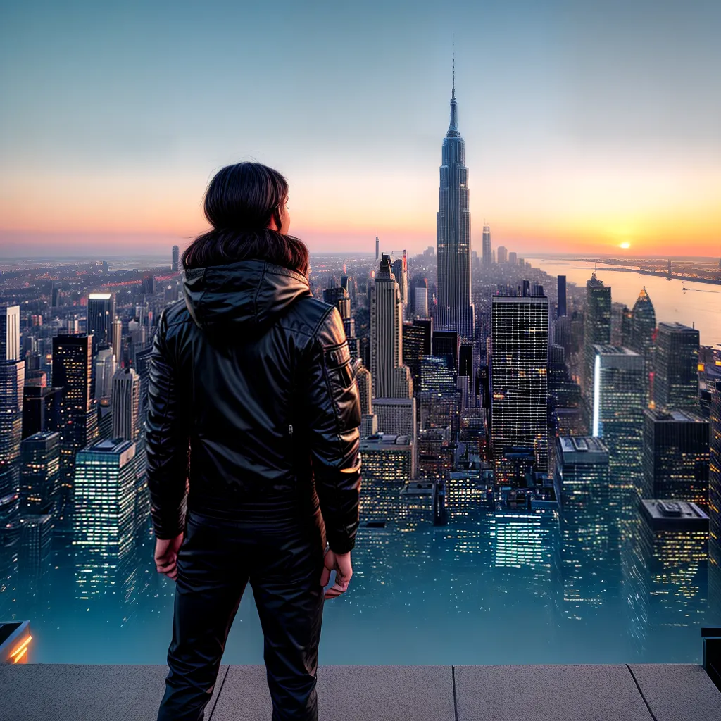 Fotos cidade futurista tecnologia sonhador