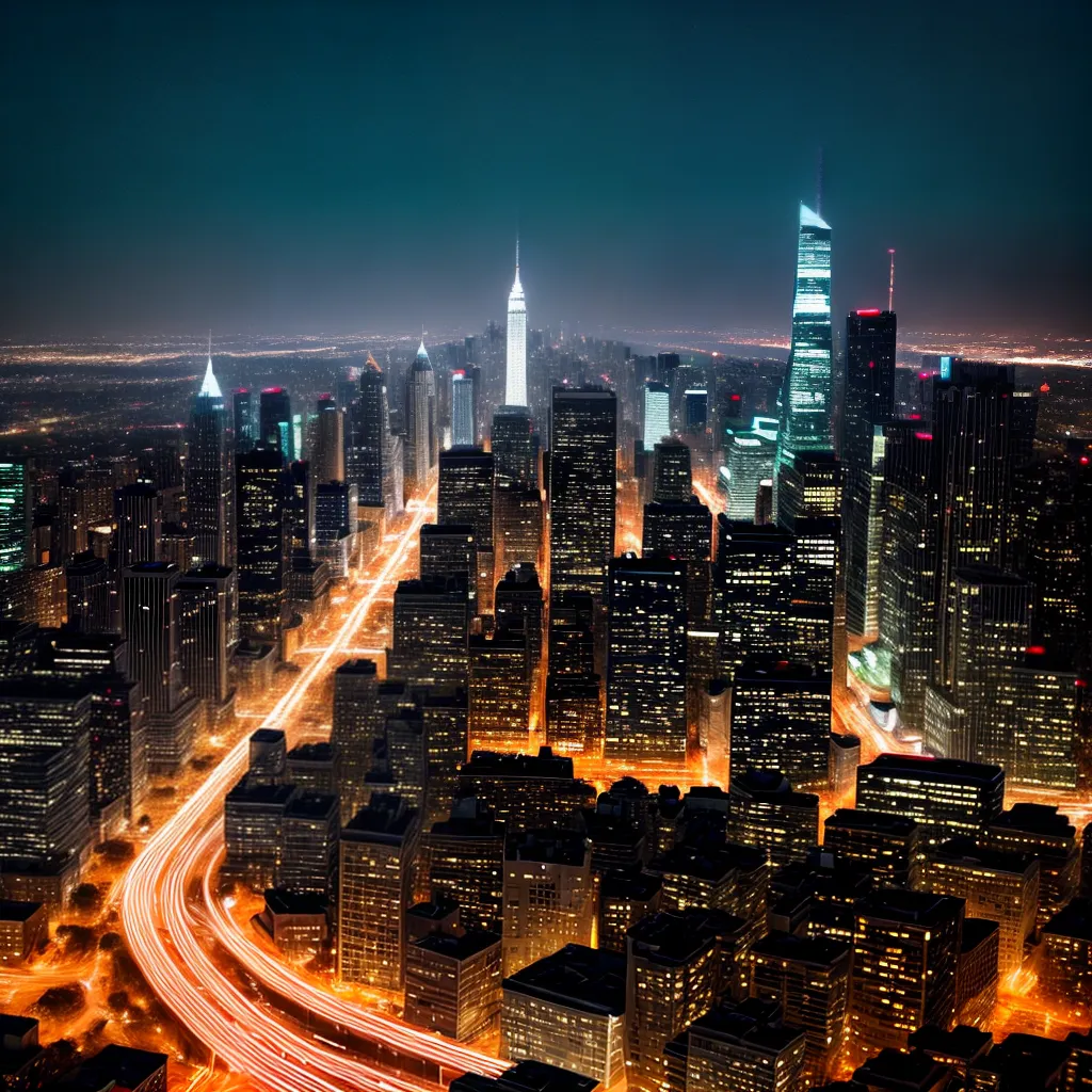 Fotos cidade luzes noturna explorar guida