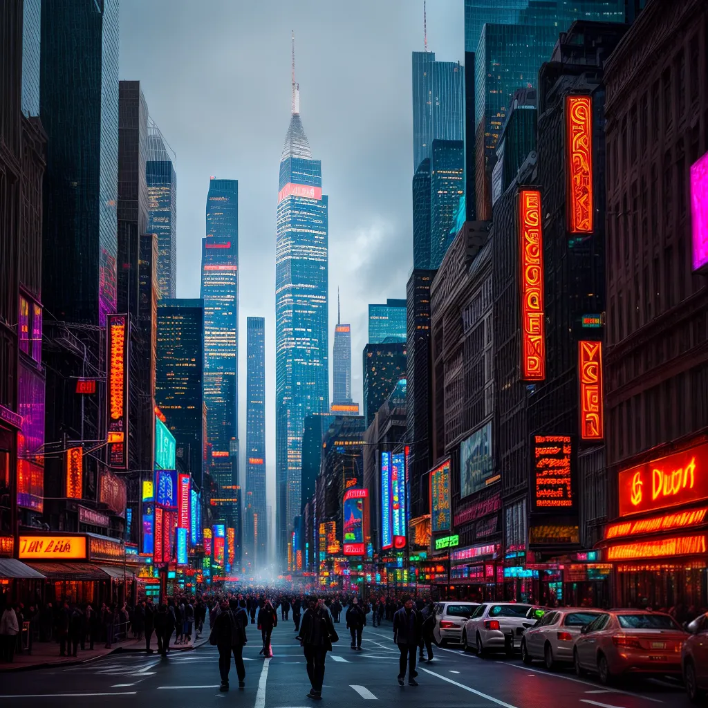 Fotos cidade luzes sonho caos