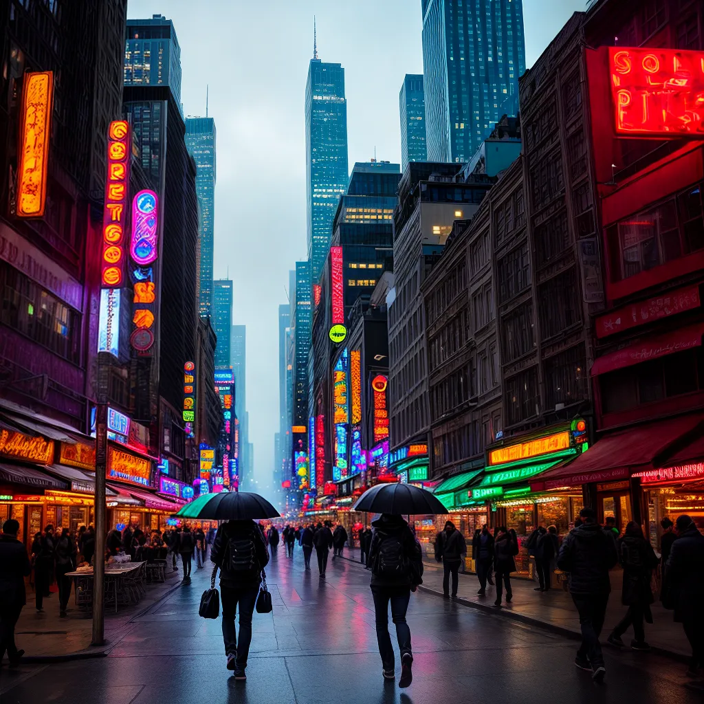 Cidade Dos Sonhos: Interpretando O Significado De Sonhar Com Lugares Urbanos 5 Fotos cidade neon caminhada sonhador