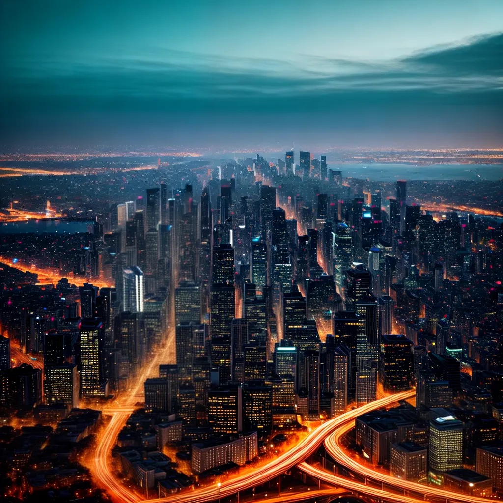 Desvendando o Significado de Sonhar com Vida Noturna 3 Fotos cidade noturna luzes energia dreams