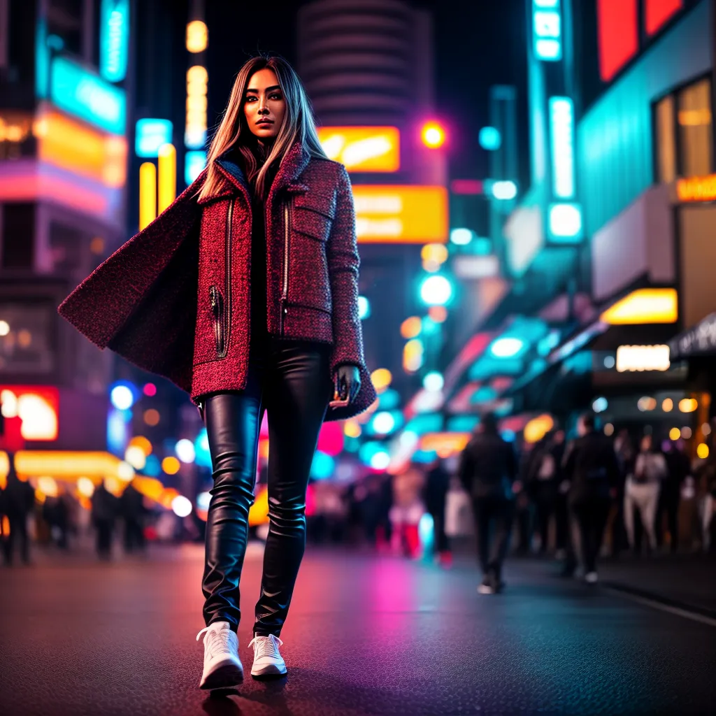 Fotos cidade noturna luzes multidao aventura