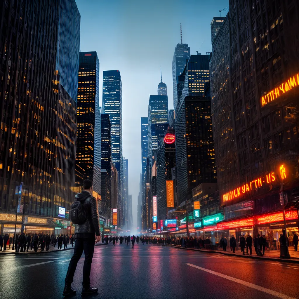 Desvendando o Significado de Sonhar com a Cidade Grande 6 Fotos cidade noturna luzes sonho