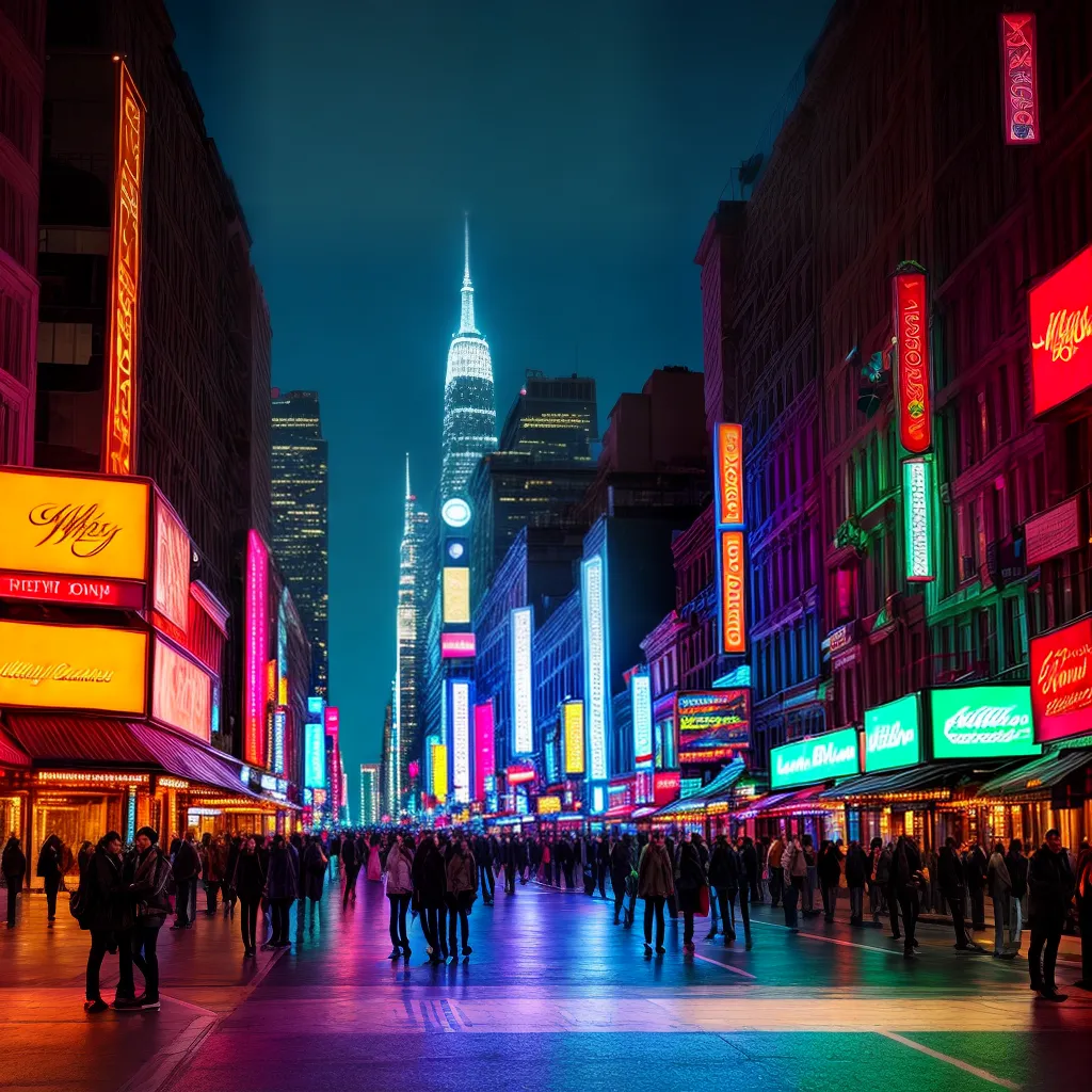 Descubra o que significa sonhar com vida noturna 5 Fotos cidade noturna luzes vibrantes energia