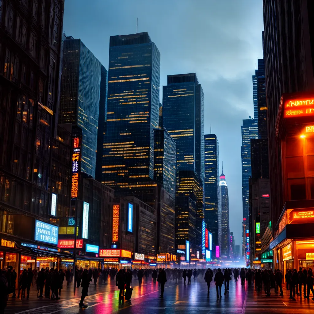 Fotos cidade noturna luzes vida noturna