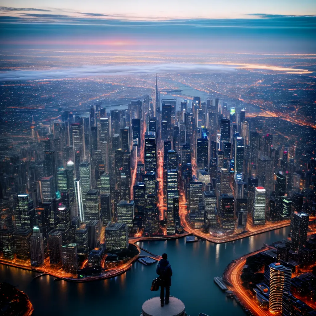 Fotos cidade noturna sonhos sucesso