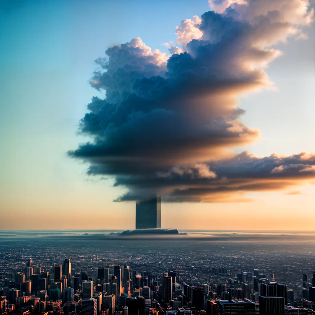 Sonhos: explorando os significados por trás das metrópoles oníricas 3 Fotos cidade nuvens sonho flutuantes