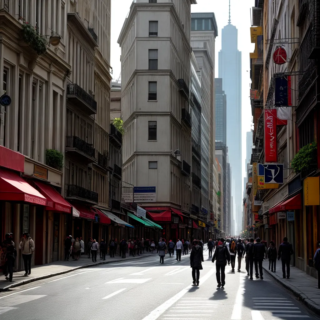 Descubra o Significado de A Pie de Calle: Uma Expressão Espanhola que Você Precisa Conhecer! 13 Fotos cidade rua movimentada lojas pessoas