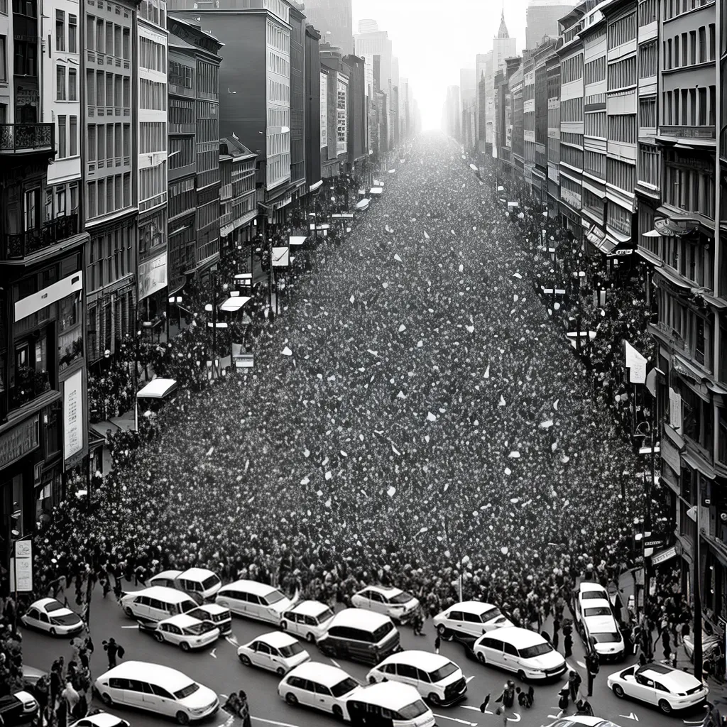 Fotos cidade rua transito pessoas anarquia