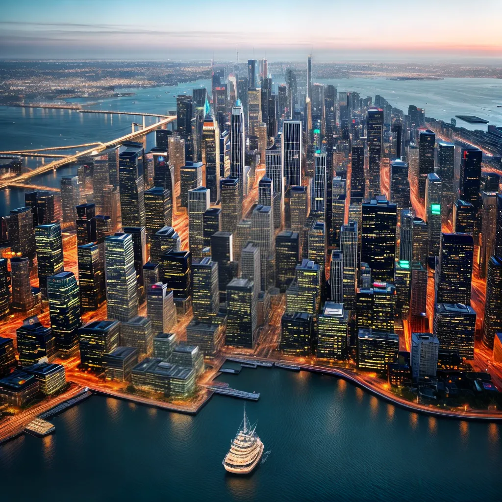 Fotos cidade sonho vista panoramica