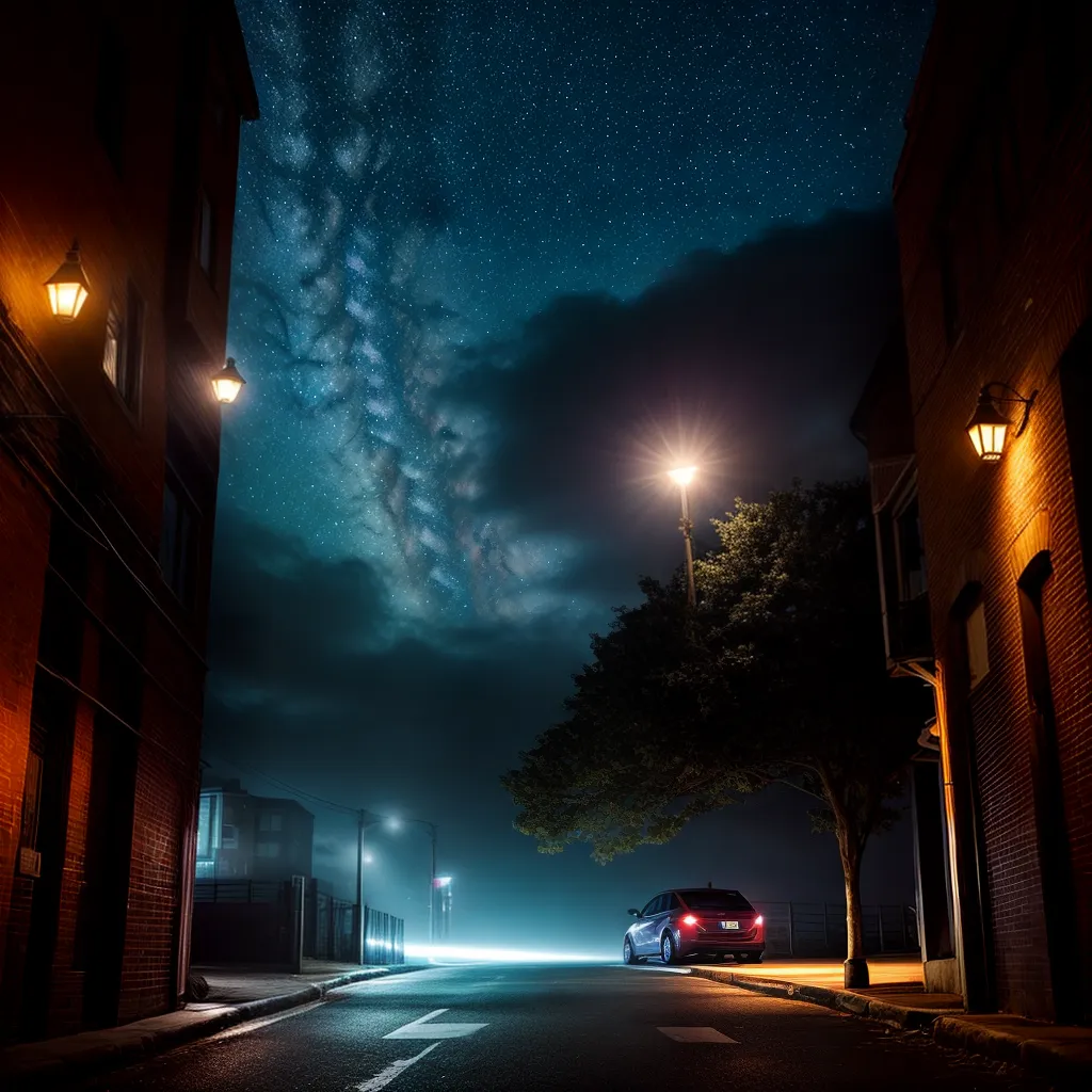 Desvendando os Mistérios da Vida Noturna através dos Sonhos 2 Fotos cidade sono estrelas neon sonhos