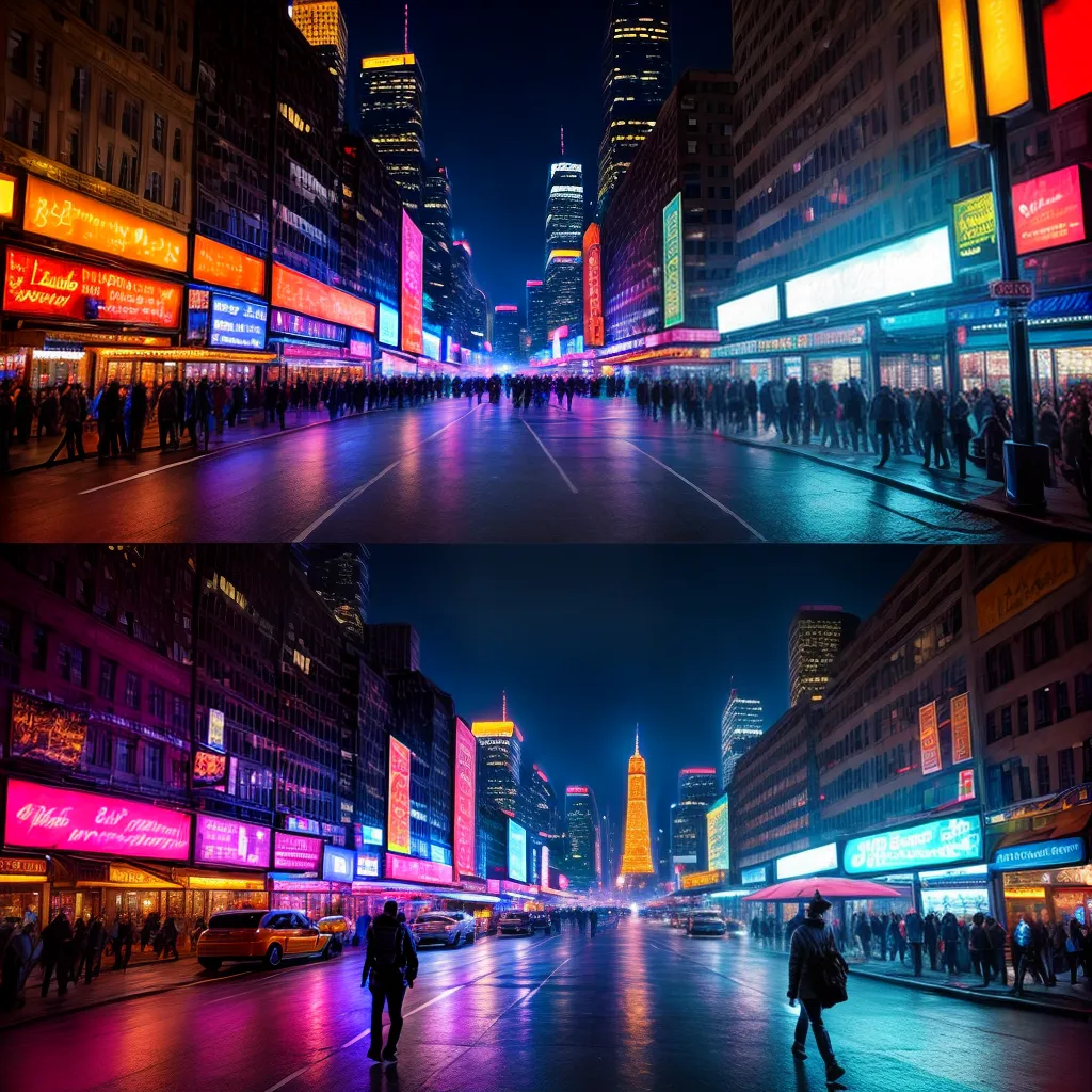 Fotos cidade vibrante noite sonhador aventura