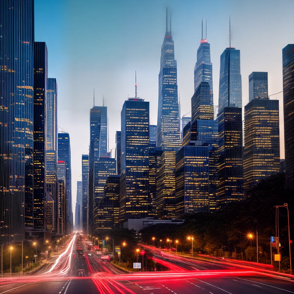 Significado de Sonhar com Urbanização: Como o Crescimento Urbano Reflete nos Nossos Sonhos? 3 Fotos cidade vidro sonho urbano progresso