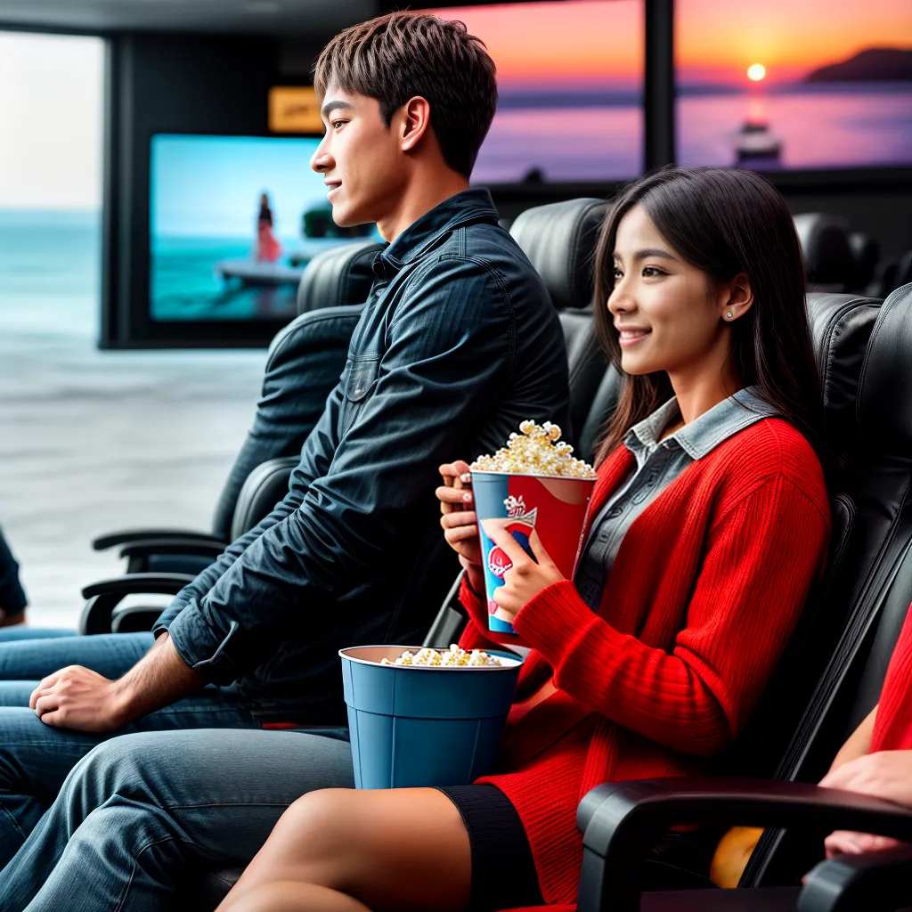 har com Cinema? O melhor título é: Vivendo seu Próprio Filme: Qual o Significado de Sonhar com Cinema? 3 Fotos cinema pipoca sonho praia por do sol