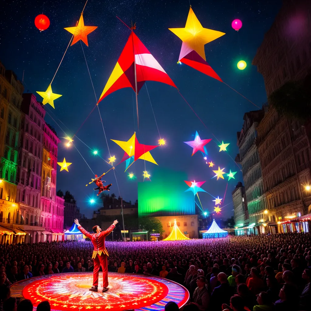 Significado de Sonhar com Espetáculo e Diversão 2 Fotos circo estrelado clown acrobata alegria