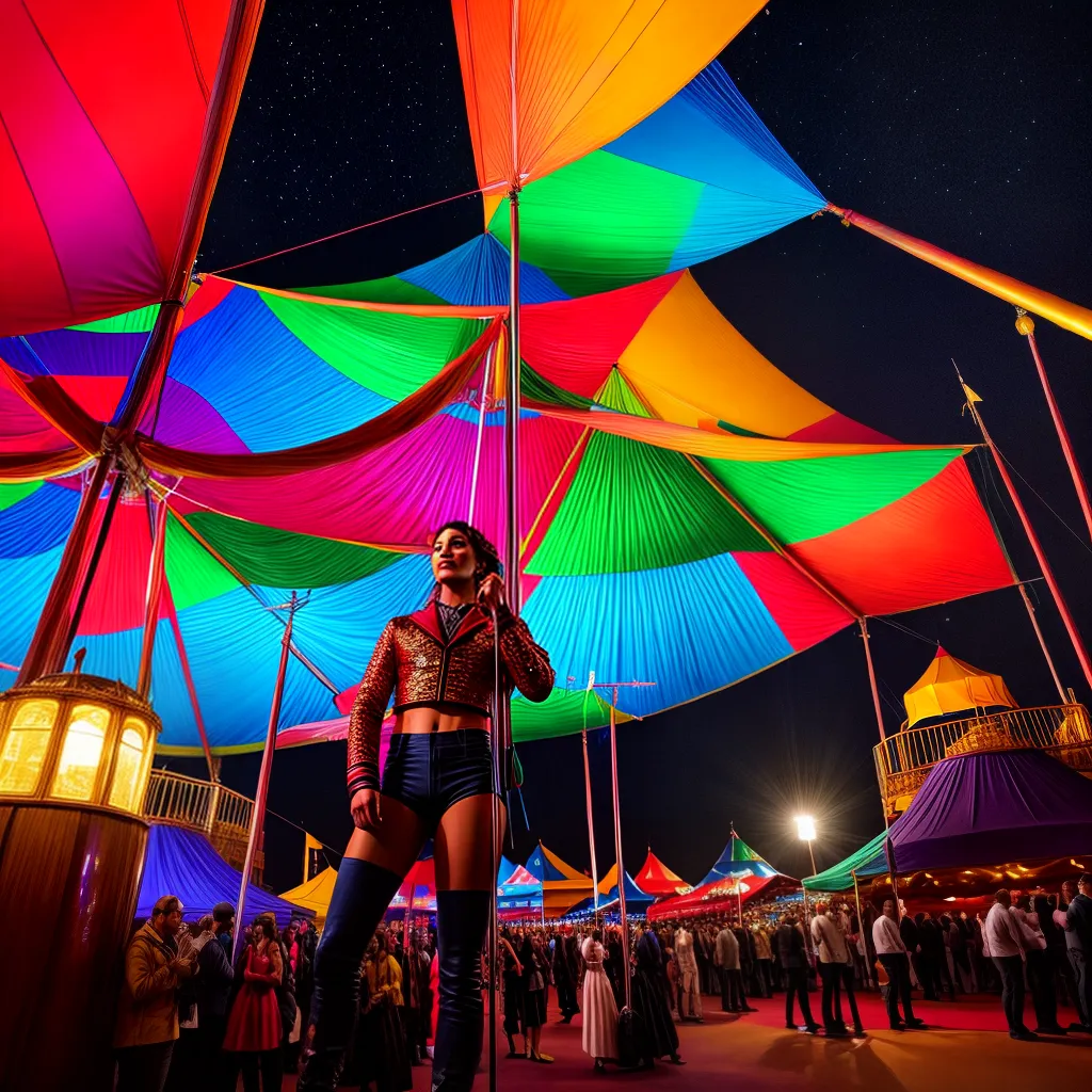 Descubra o Que Significa Sonhar com Espetáculo e Se Surpreenda 4 Fotos circo noite estrelas acrobacias palhacos