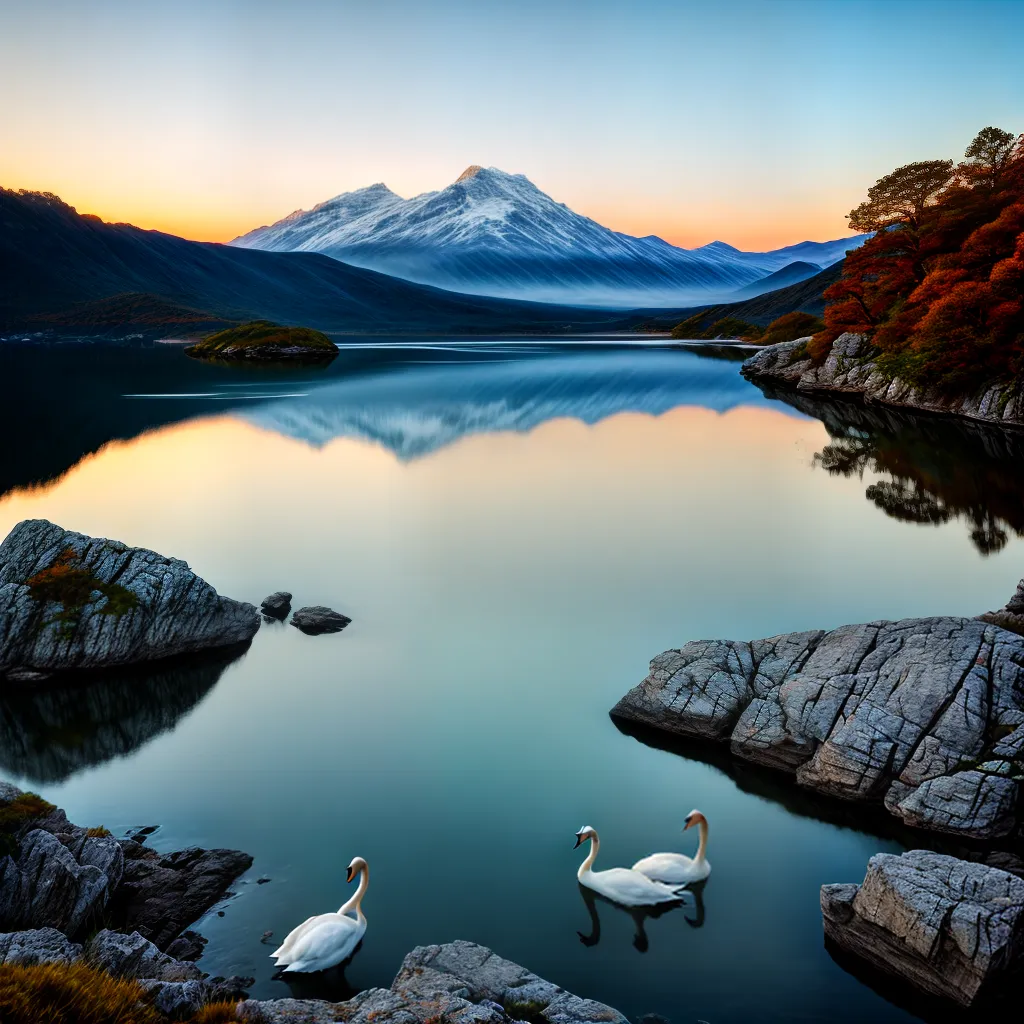 Mergulhando no inconsciente: o significado de sonhar com aves aquáticas 4 Fotos cisnes lagoa serenidade profundezas