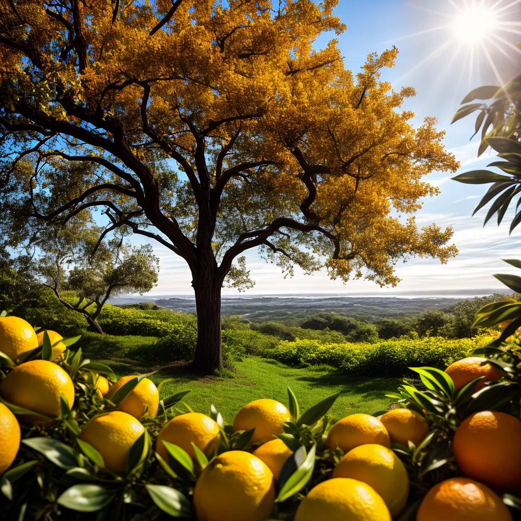 Fotos citrus laranja amarelo sol frutas