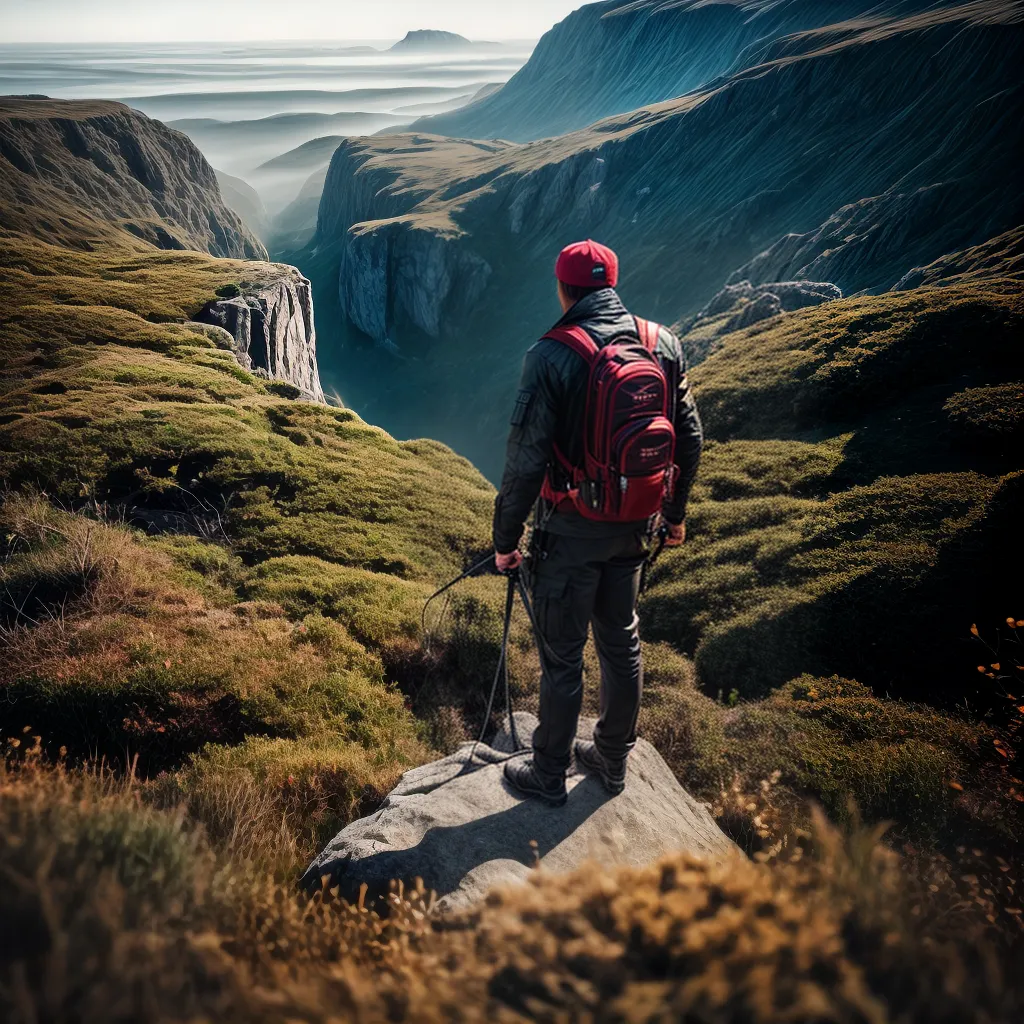 Desvendando o significado de sonhar com corda. 5 Fotos cliff escuro abismo corda medo
