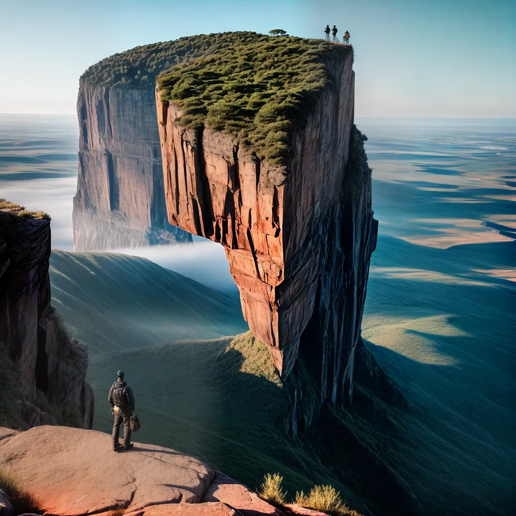 Fotos cliff horizonte reflexao oportunidade