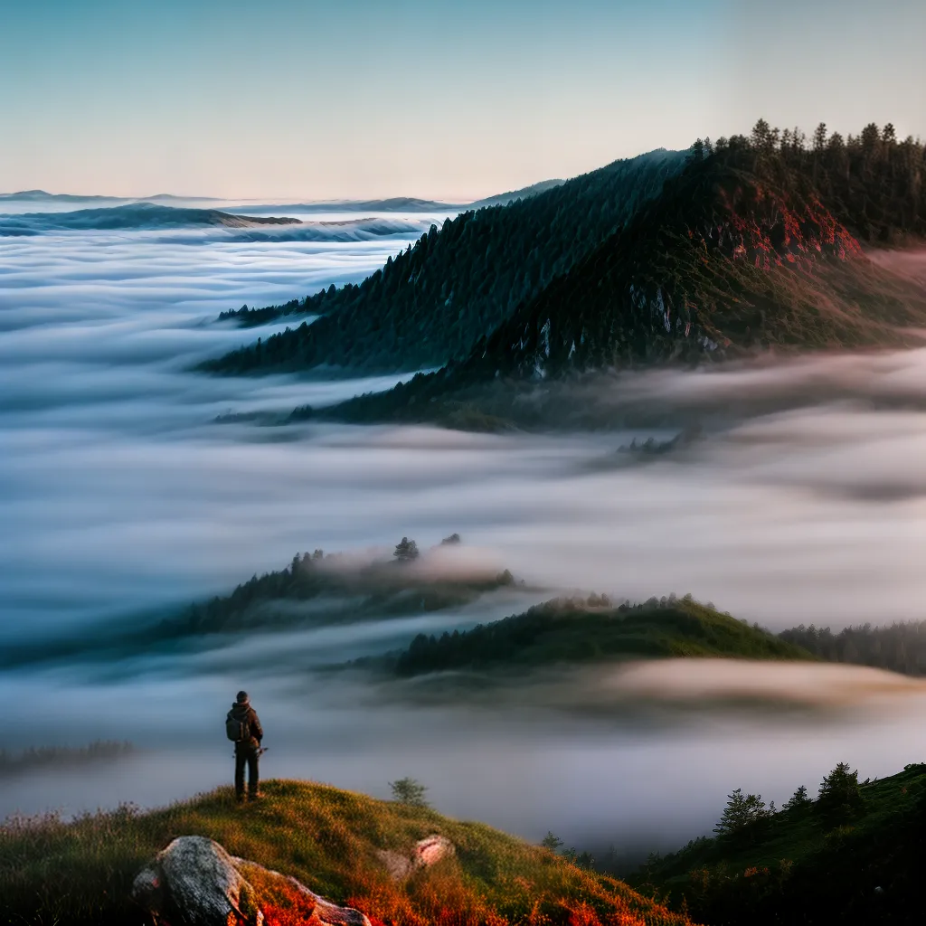 3. Eficácia e Escassez: O que Significa Sonhar com Algo Inalcançável? 3 Fotos cliff nevoa mao desejo
