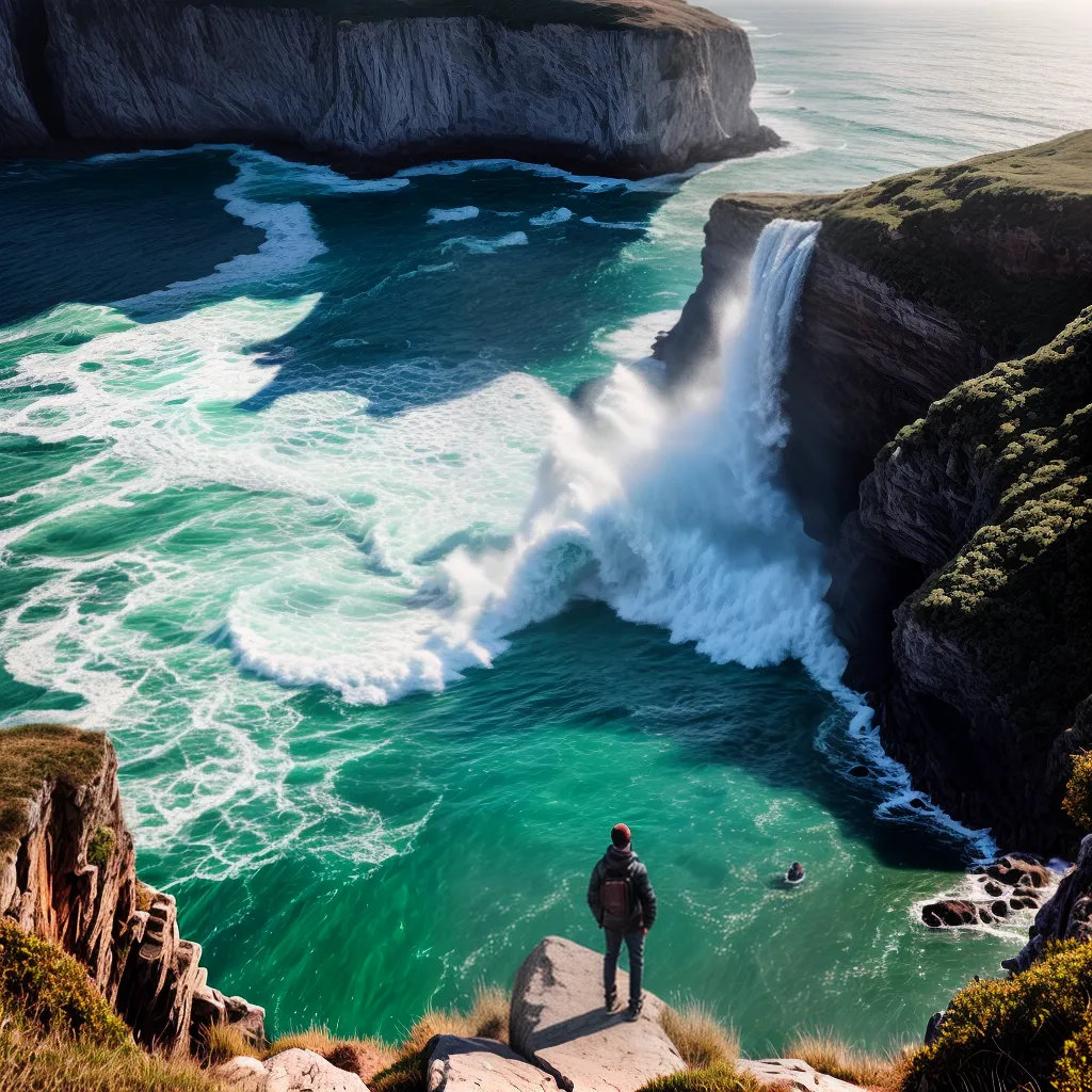 Significado de Sonhar com Água: Derrota ou Renovação em Tempos de Mudança? 4 Fotos cliff oceano incerteza comeco