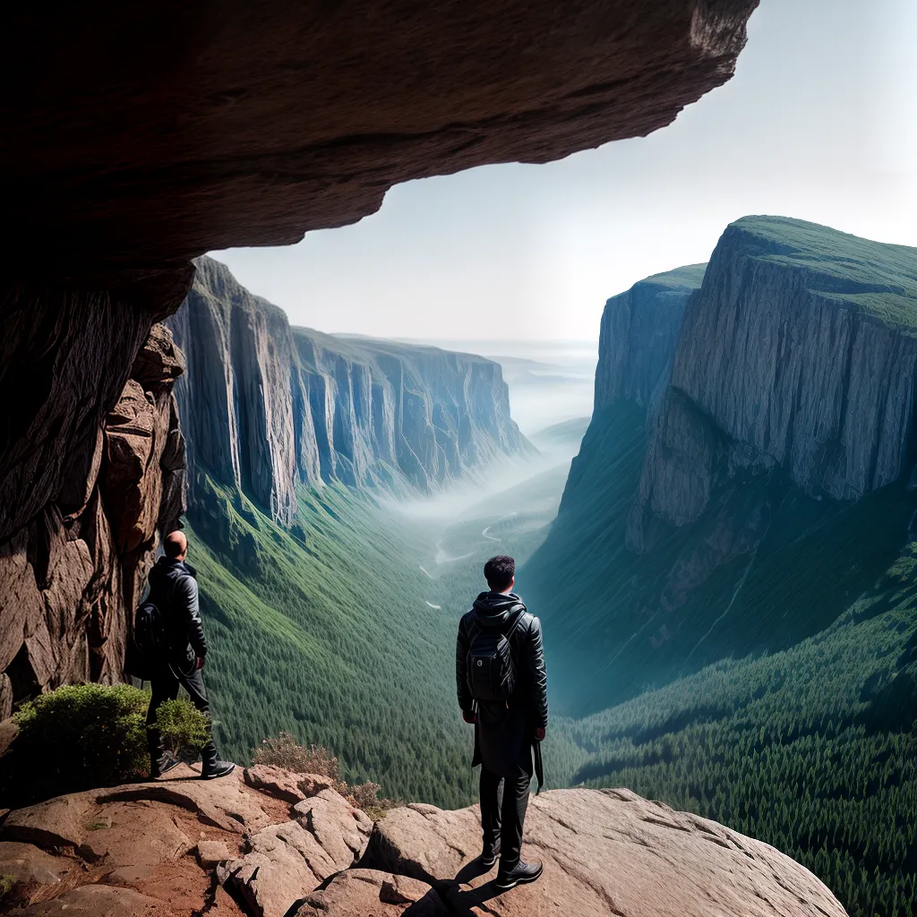Fotos cliff paisagem desconhecida misterio