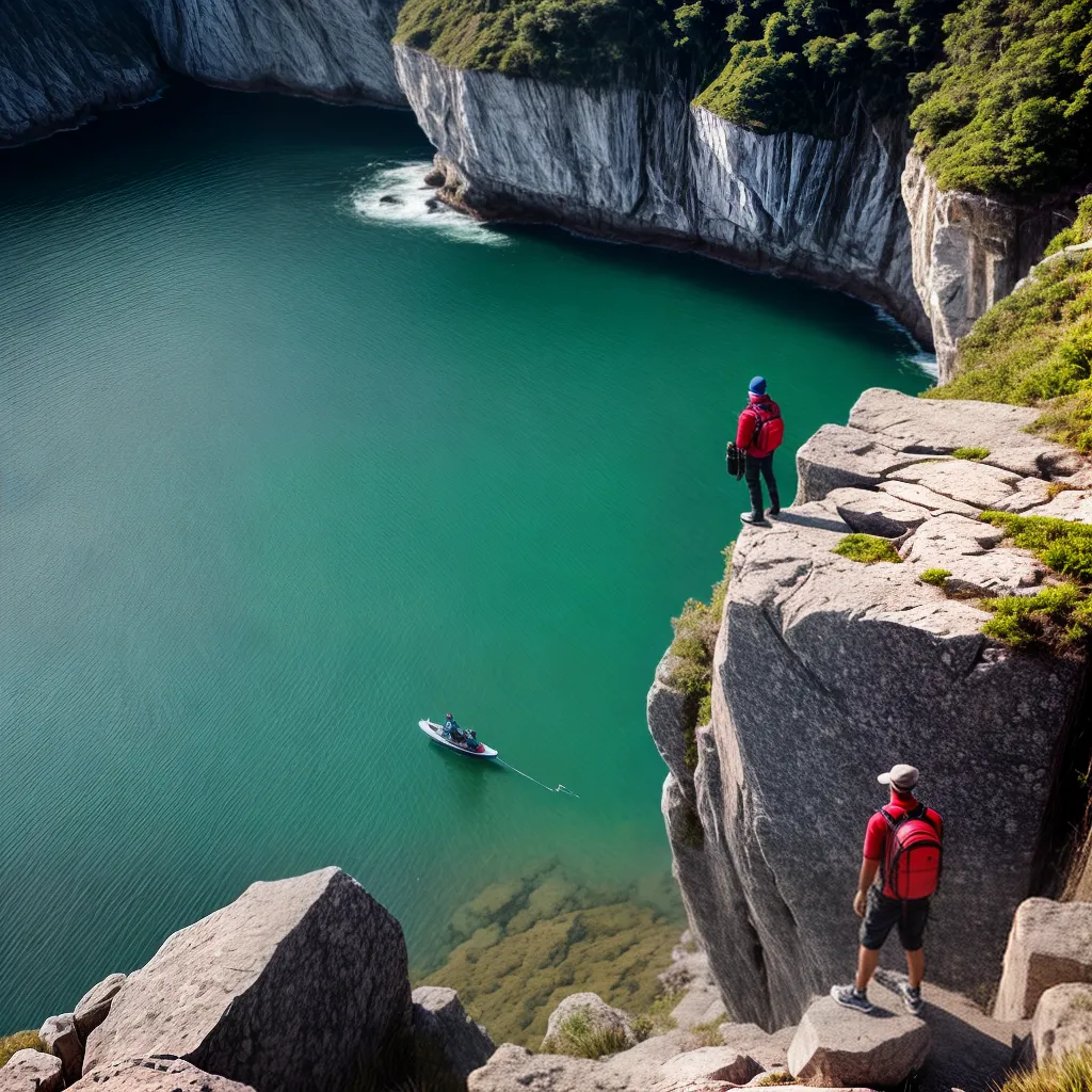 Fotos cliff paisagem lixo consciencia