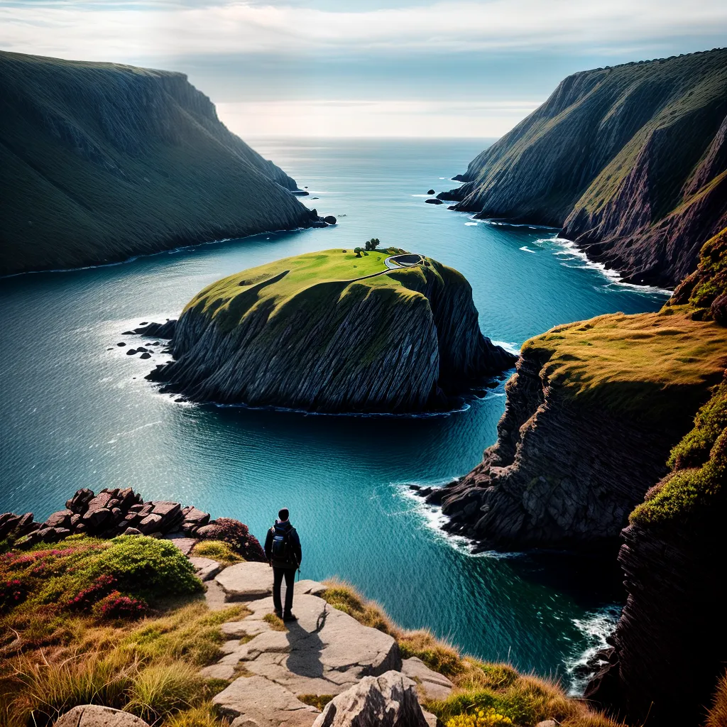 Inalcançável: O Significado dos Sonhos de Buscar o Impossível 2 Fotos cliff solitario ilha mar sonho
