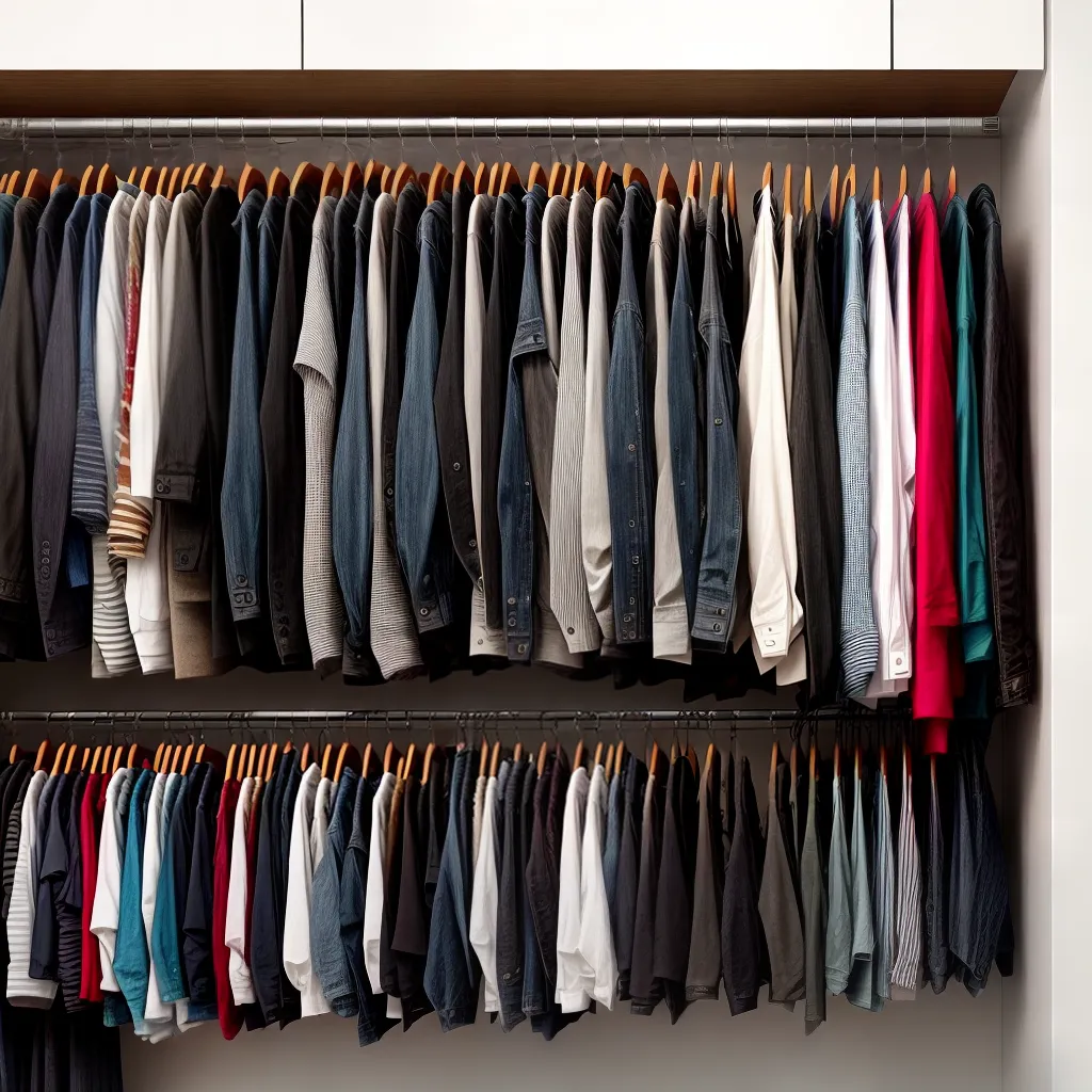 Fotos closet organizado arrumado controle
