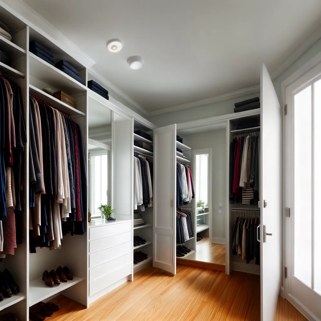Fotos closet sonho organizado iluminado