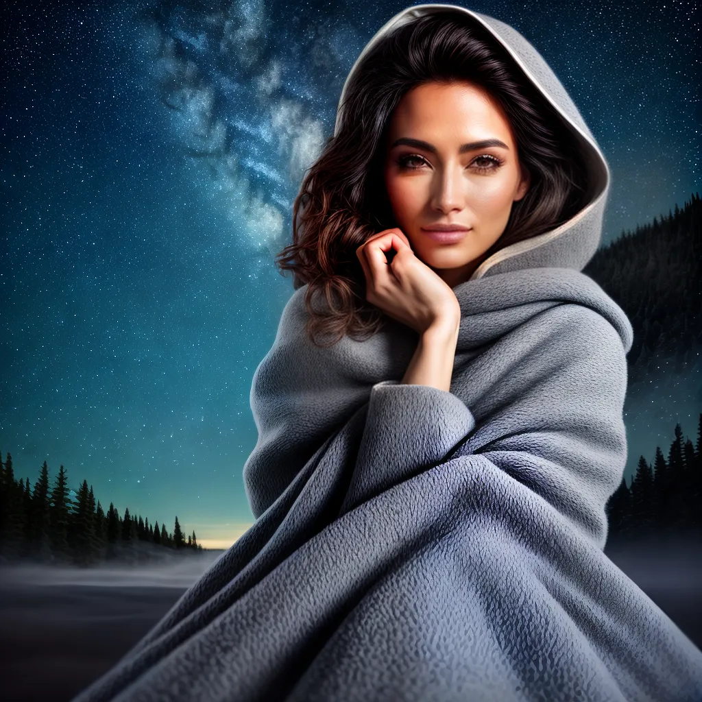 Fotos cobertor estrelas noite sonho