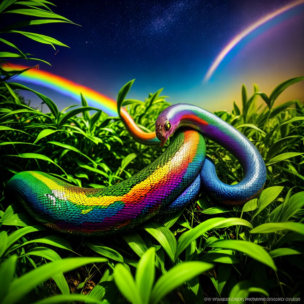 Fotos cobra arco iris jungle subconsciente
