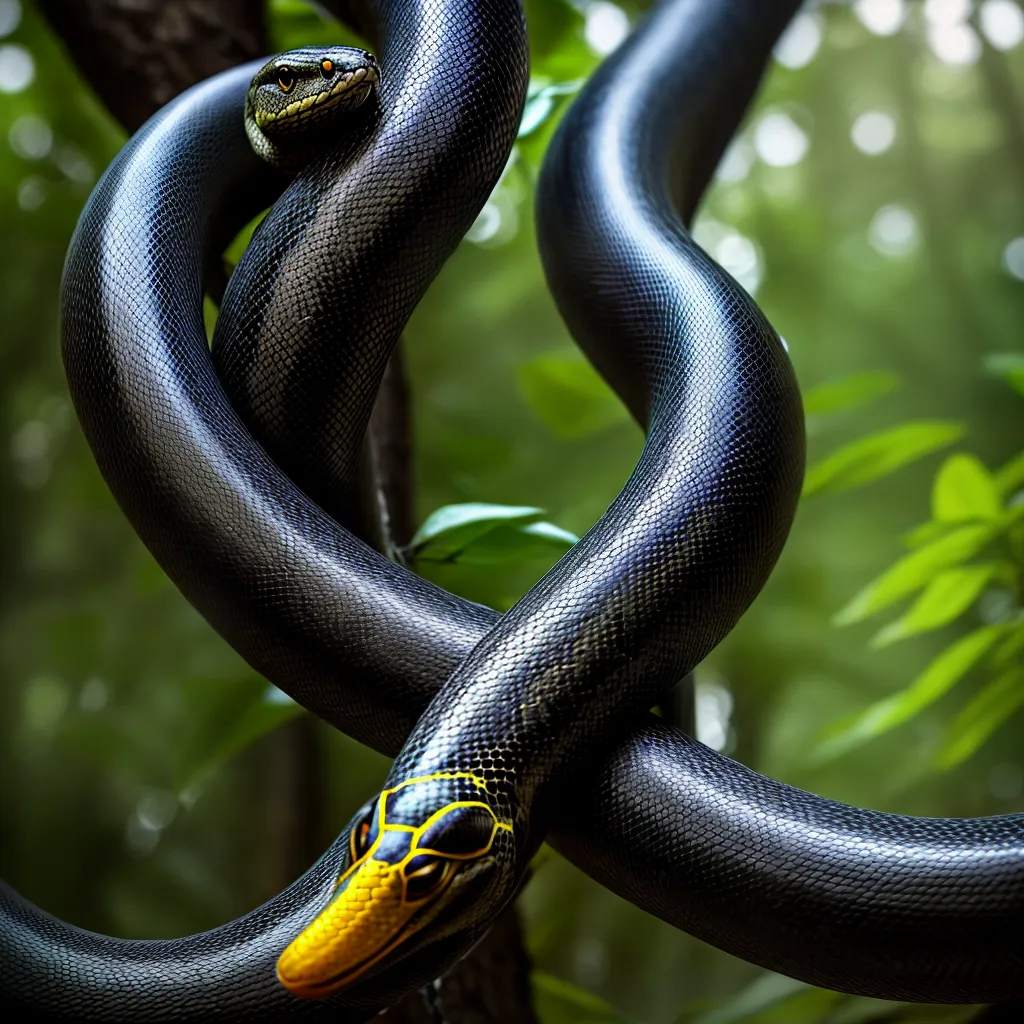 Fotos cobra arvore floresta simbolo sonhos