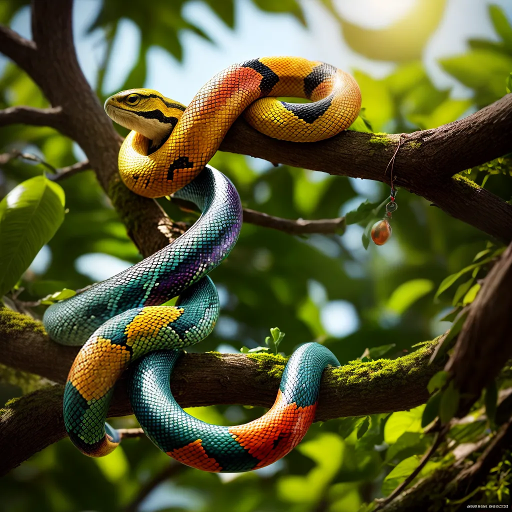 Fotos cobra arvore fruta passaro sonho