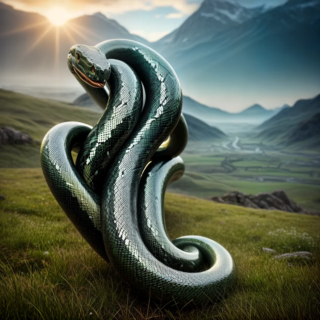 Fotos cobra brilhante transformacao natureza